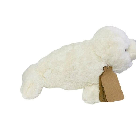 Aurora Eco Nation White Seal Plush Toy 12"Made from 100 Percent Recycled Materia - Picture 4 of 7